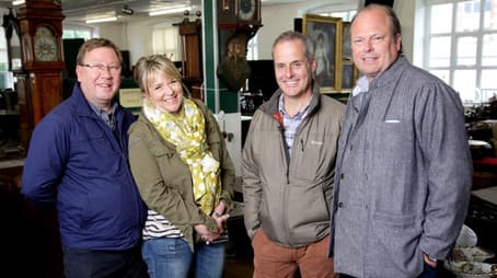 Robert Bathurst and Amanda Donohoe
