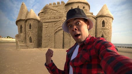 You Built a Giant Sand Castle?