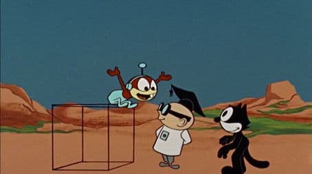 Martin the Martian Meets Felix the Cat