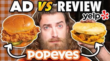 Restaurant Ad vs. Yelp Review Taste Test