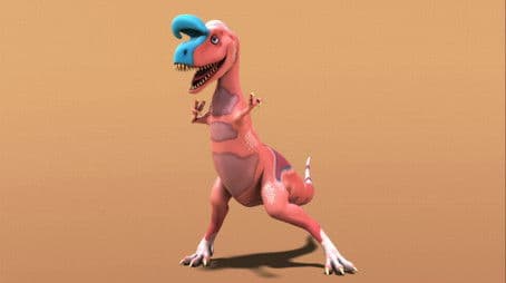 King Cryolophosaurus