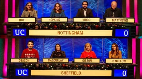 Christmas 2020 - Nottingham v Sheffield