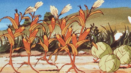 Battle of the spirits of sun and ice