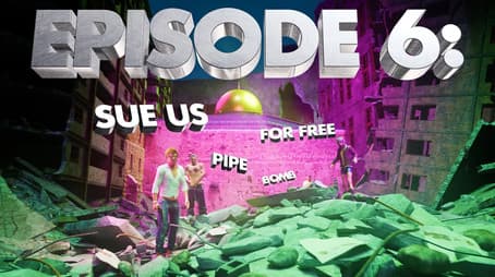 SUE US FOR FREE PIPE BOMB