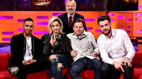 Lewis Hamilton, Ewan McGregor, Jack Whitehall, Rita Ora
