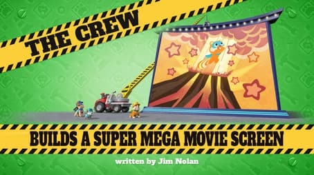 The Crew Builds a Super Mega Movie Screen