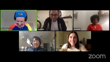 Joe Mande, Ayo Edebiri, Aaron Chen & Lily Sullivan
