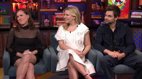 Molly Shannon, Helene Yorke, and Drew Tarver