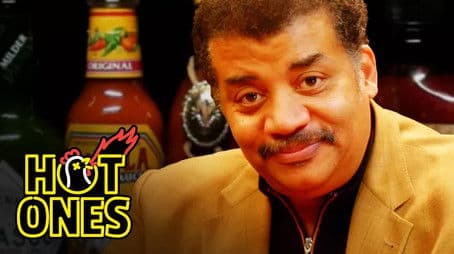 Neil deGrasse Tyson Explains the Universe While Eating Spicy Wings