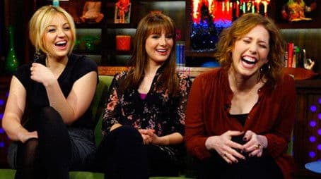 Abby Elliott, Nasim Pedrad, and Vanessa Bayer