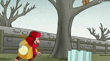 Curious George vs. Winter
