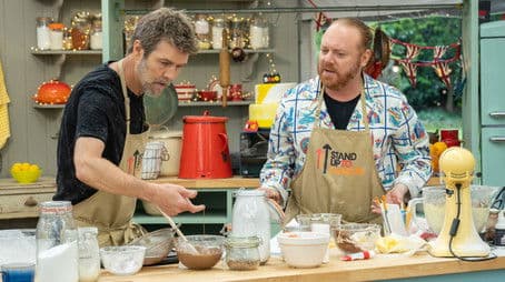 Danny Dyer, Rhod Gilbert, Leigh Francis, Yinka Bokinn