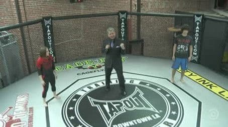 MMA Girl Chokes Out Guy (Rematch)