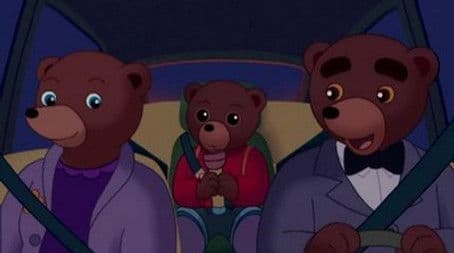 Little Brown Bear spends the night at his cousin's