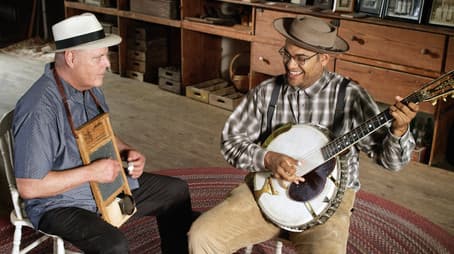Dom Flemons and David Holt