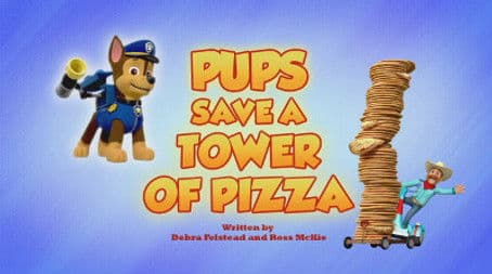 Pups Save a Tower of Pizza