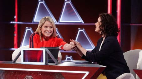 Hill Harper vs. Mary Lynn Rajskub and Sara Haines vs. James Van Der Beek