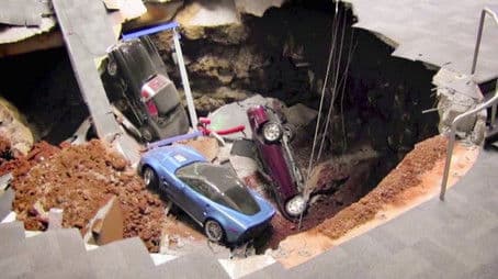 Sinkhole at the Museum