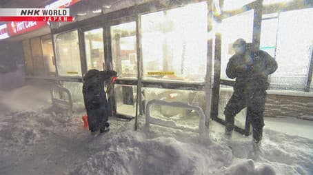 The Convenience Store in a Midwinter Hokkaido Village