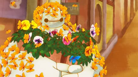 Baymax & Mochi: Flowers and Butterflies