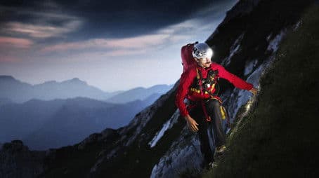 Steep wall without safety equipment