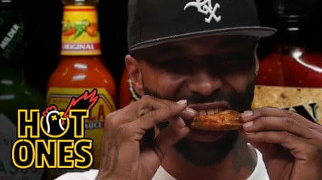 Joe Budden Keeps It Real While Eating Spicy Wings