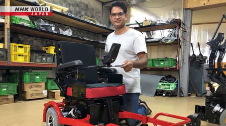 A Crafter of Wheelchairs and Smiles