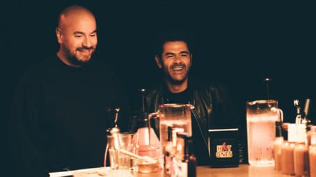 Jamel Debbouze swallows a tear gas canister