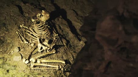 Skeleton of Cannibal Cave