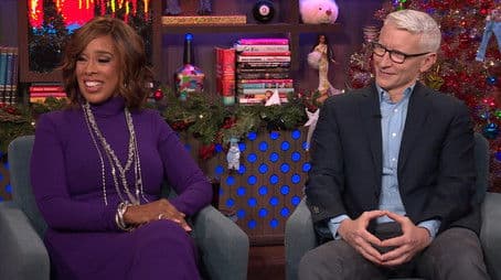 Gayle King and Anderson Cooper