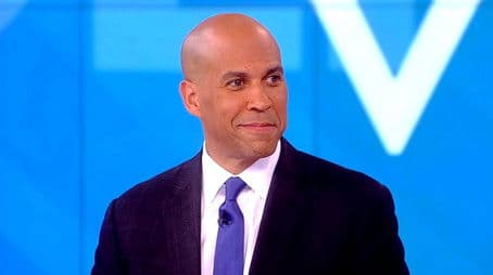 Cory Booker and Mary Wilson