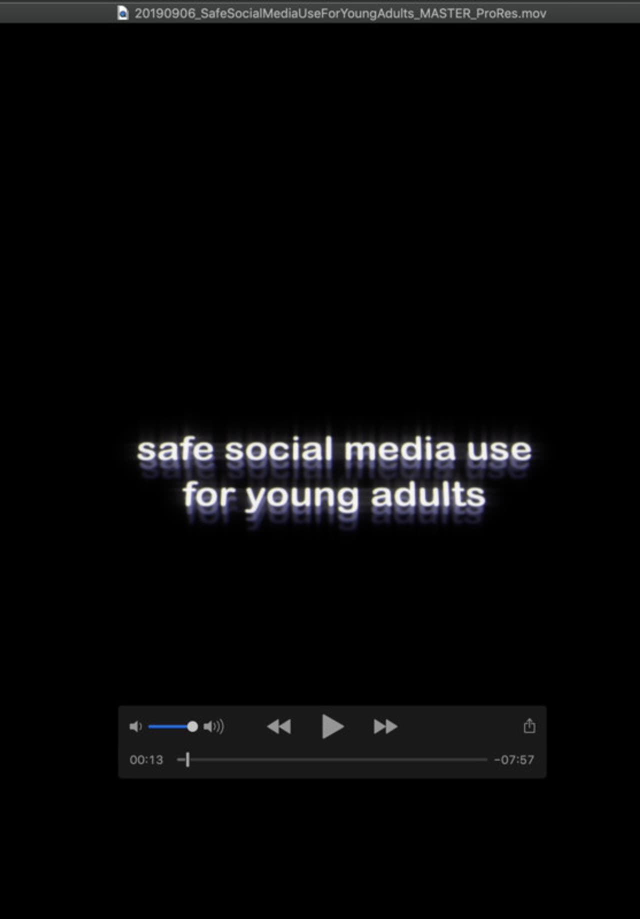 Safe Social Media Use for Young Adults