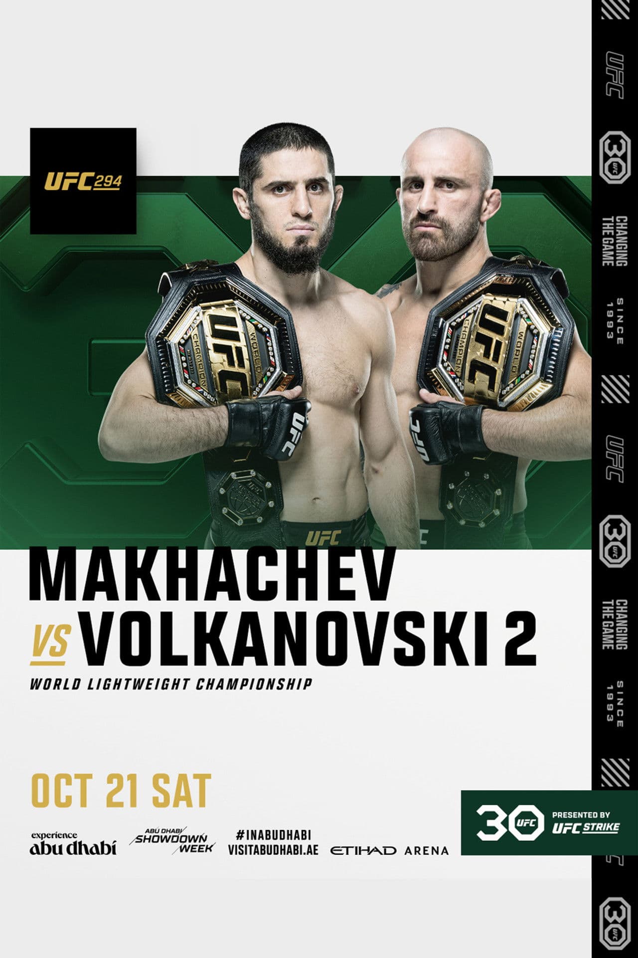 UFC 294: Makhachev vs. Volkanovski 2