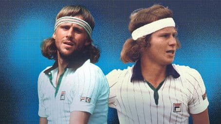 Bjorn Borg and John McEnroe