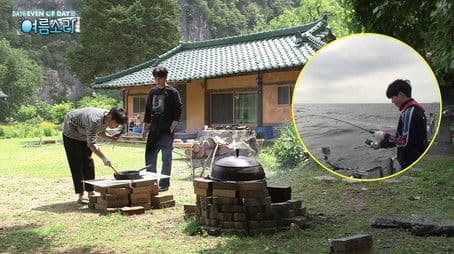 Cooking and Fishing! Looks Like a Healing Morning for KangWonDo