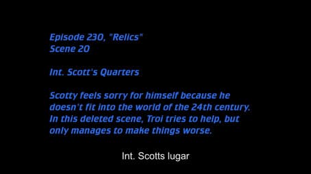 Deleted Scenes: S06E04 – Relics