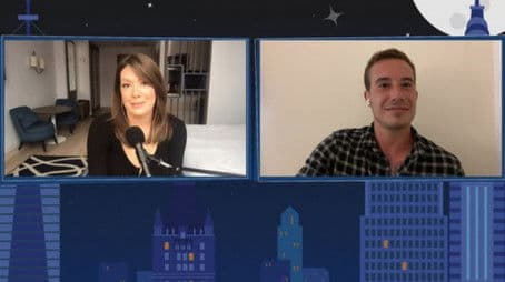 Michelle Collins and David Pascoe