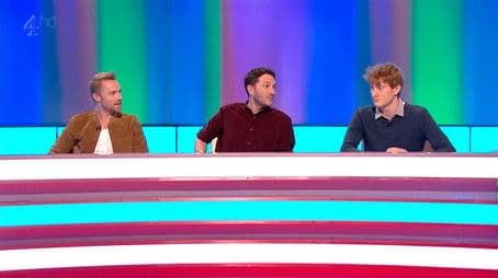 Jo Brand, Ronan Keating, Krishnan Guru-Murthy, James Acaster
