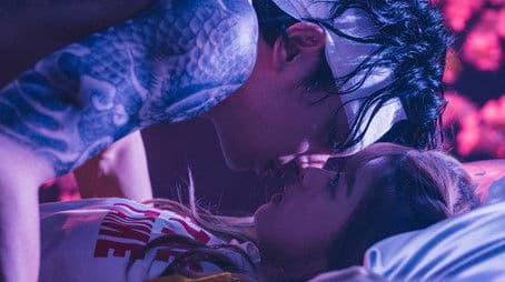 Cherry Blossom and Lily