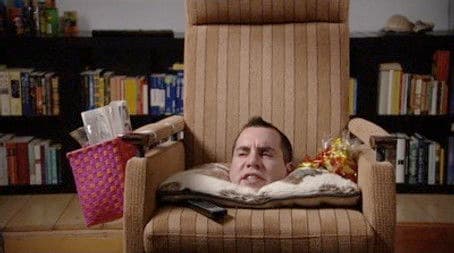 Priester op de kermis