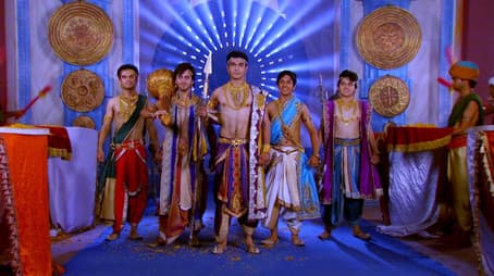 Draupadi's sons seek blessings