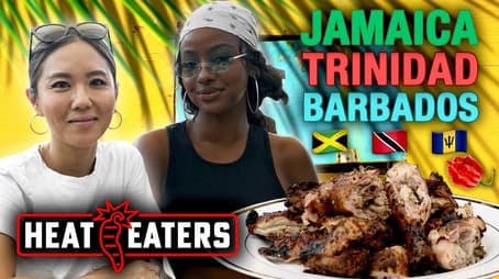 EPIC Caribbean Food Tour! SPICY Jerk Chicken, Oxtail, & CRAZY Scorpion Pepper Sauce!