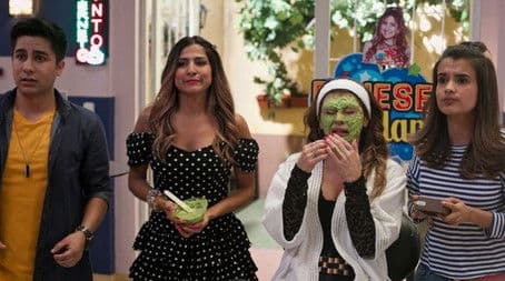 A face mask gone wild