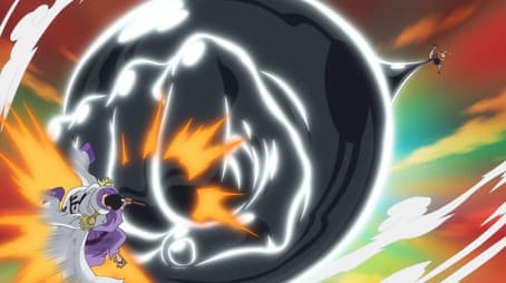 Men's Pride! Luffy vs. Fujitora, Head-to-Head!