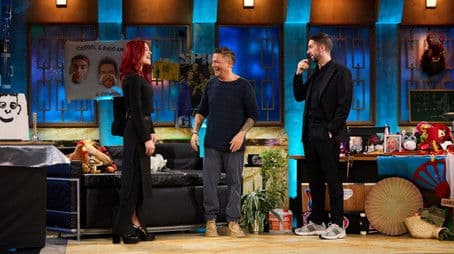 Alejandro Sanz and Sara García