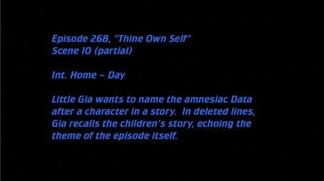 Deleted Scenes: S07E16 – Thine Own Self