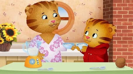 Daniel and Mom Make a Treat