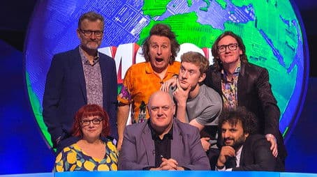 James Acaster, Angela Barnes, Ed Byrne, Milton Jones and Nish Kumar