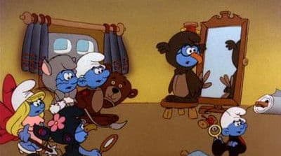 A Float Full Of Smurfs