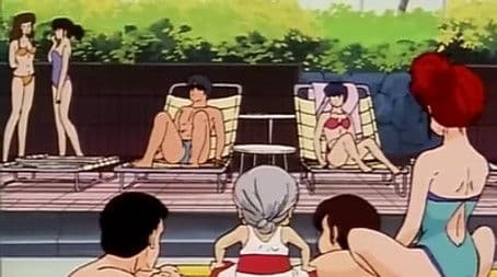 Underwater battle. Suspicious kiss mark on Godai